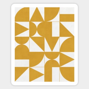 My Favorite Geometric Patterns No.13 - Mustard Yellow Magnet